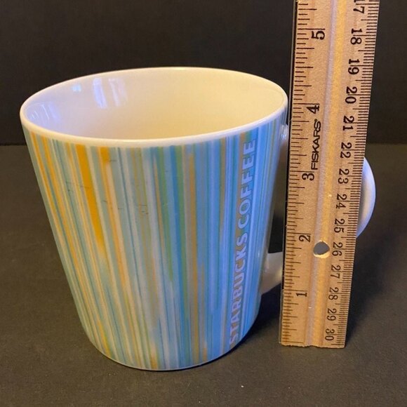 Starbucks Vintage 2005 Vertical Striped Coffee Mug - Picture 7 of 7